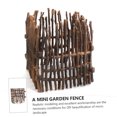 thumbnail image 4 of LOLIPPYY 10Pcs PVC Brown Small Fence for DIY Fairy Garden Kit and Micro Landscape Decoration, 4 of 6