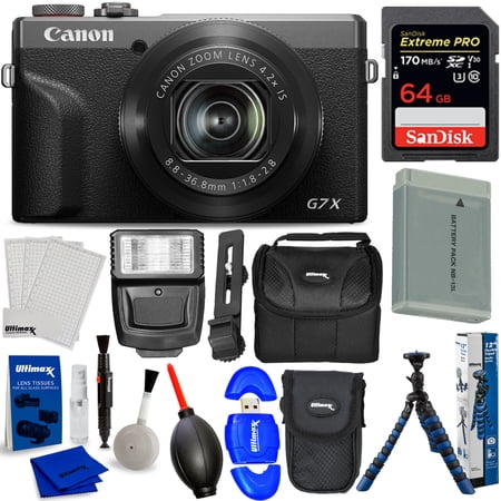 Canon PowerShot G7 X Mark III Digital Camera 30th Anniversary Graphite (International Model) Bundle