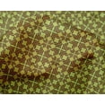 thumbnail image 4 of oneOone Silk Tabby Fabric Ethnic Geometric Flame Stitch Print Fabric BTY 42 Inch Wide, 4 of 4
