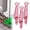Pink, variant on Fish Mouth Sewing Machine Nee-dle Threader, Automatic Sewing Needle Th-Reader Tool, Sew-ing Needle Inserter, Simple Loop Threader for Craft/DIY Tool Embroidery Floss