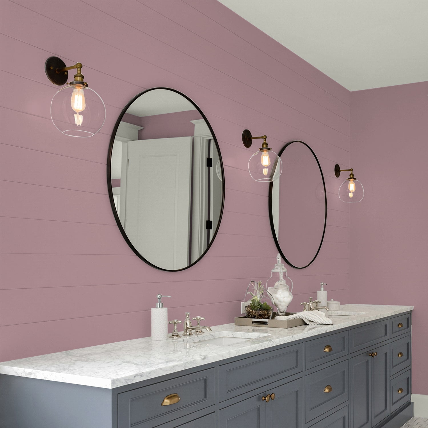 Glidden One Coat Interior Paint and Primer, Coffee Rose / Pink, 1-Quart, Eggshell