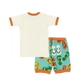thumbnail image 2 of LazyOne Short-Sleeve Summer Pajama Sets for Girls and Boys, Unisex, Flip Flops, 2 of 4