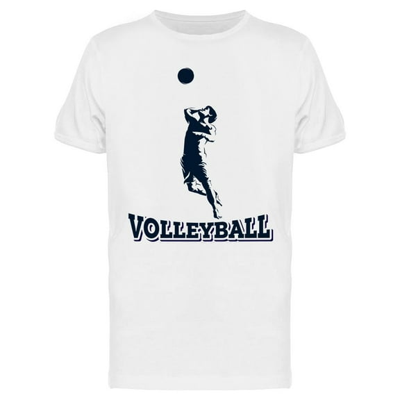 Volleyball Sport Graphic T-Shirt Men -Image by Shutterstock, Male Medium
