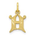 thumbnail image 1 of 10k Yellow Gold Dainty Letter H Initial Name Monogram Necklace Charm Pendant, 1 of 7