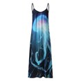 thumbnail image 4 of Vestido sin mangas informal de verano para mujer, vestido suelto con tiras redondas, vestido de playa, vestidos largos bohemios Pompotops ghjkhdj2998, 4 of 5