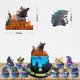 thumbnail image 3 of Juego de decoración temática de cumpleaños de Godzillas, pancarta de fiesta temática de Godzilla, globo de tirar, inserto de pastel, regalo de cumpleaños, 3 of 4