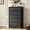 Black1, variant on Winkalon 6 Drawer Dresser for Bedroom, Chest of Drawers Wood Storage Cabinet for Living Room,Black