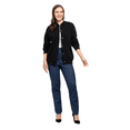 thumbnail image 4 of Turtle Bay New York Womens Snap Up Jacket - Soft, Fleecy Lining for Three-Season Comfort, 4 of 6