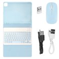 thumbnail image 1 of Para IOS Tablet Pro teclado magnético desmontable Auto Sleep lápiz soporte Kickstand teclado inalámbrico con funda ratón azul, 1 of 14