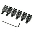 thumbnail image 1 of Dalazy 6X Pont en Métal Remplacé Partie Bouton Électrique Solidité Guitare Inoxydable Professionnelle Fournit une Exécution Fine Léger, 1 of 6
