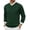 Dark Green, variant on Men Casual V Neck Sweater Ribbed Knit Slim Fit Long Sleeve Pullover Top