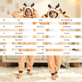 thumbnail image 3 of Ruyang Kids Plush Hooded Jumpsuit Deer Long Sleeve Jumpsuit Plush Dress Up Wear Fall Winter Clothes for Boys Girls, 3 of 3