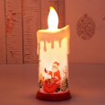 thumbnail image 2 of Christmas LED Candle Light Bright Flickering Bulb Battery Operated Realistic Flames Fake Candle, 2 of 7