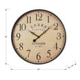 thumbnail image 4 of Monarch Specialties I 9053 - Clocks, 20" Round, Wall Clock, Antique Brown, Transitional, 4 of 4