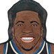 thumbnail image 3 of Bleacher Creatures Milwaukee Bucks Giannis Antetokounmpo 24"" Nba Bleacher Buddy - Peluche suave, 3 of 5