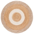 thumbnail image 2 of Safavieh Natural Fiber Graham Bordered Area Rug, Natural/Ivory, 5' x 5' Round, 2 of 7