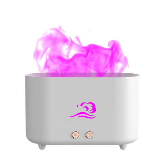 FNYOXU Humidifiers for Bedroom, Flame Aroma Diffuser Humidifier, Upgraded Flame Noiseless Essential Oil Diffuser for Home,Office Humidifier 225ml