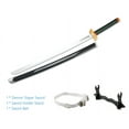 thumbnail image 2 of Elervino Demon Slayer Sword - Rechargeable LED, 41 Inches with Belt & Holder Stand, Tokitou Muichirou Sword, 2 of 4