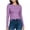 Purple, variant on SwiftWear Classic Crew-Neck Long Sleeve Shirts for Women - Fall Spring Casual Base Layer Going Out Tees Basic Tops, Army Green
