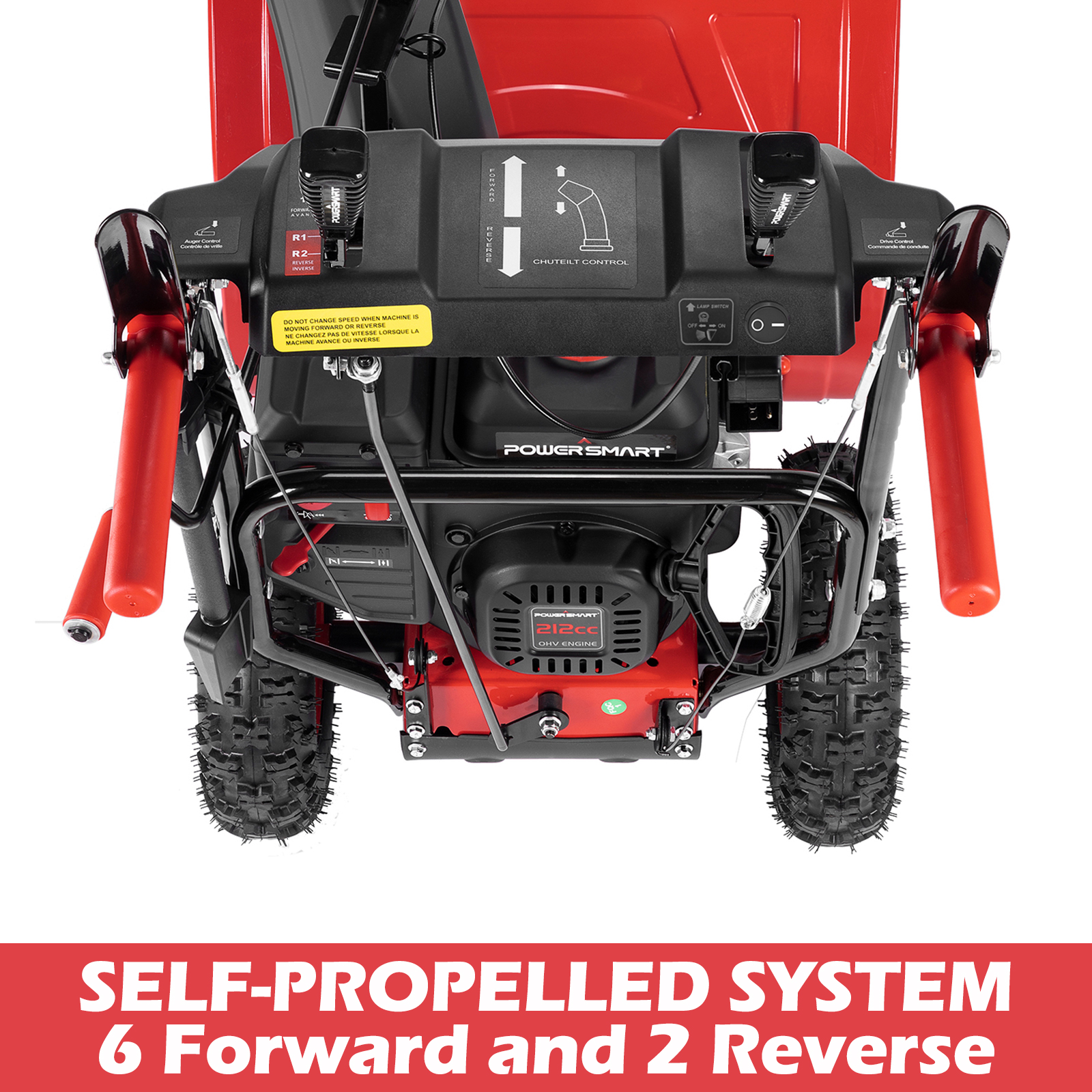PowerSmart 26 in. Two-Stage Electric Start 252CC Self Propelled Gas Snow Blower - image 5 of 5
