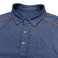 thumbnail image 4 of Camisa Casual Sólida de los Hombres, Top de Manga Corta de Ajuste Suelto de Verano con Bolsillo de Botón para Uso Al Aire Libre Y Diario, Blusa Ligera, 4 of 6