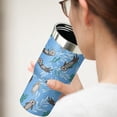 thumbnail image 5 of Sea Otter Tumbler with Handle and Flip Straw for Women Men, 30oz Cute Stainless Steel Insulated Cup, Water Bottle Travel Coffee Mug Gifts, Gifts for Animal Lovers, 5 of 6