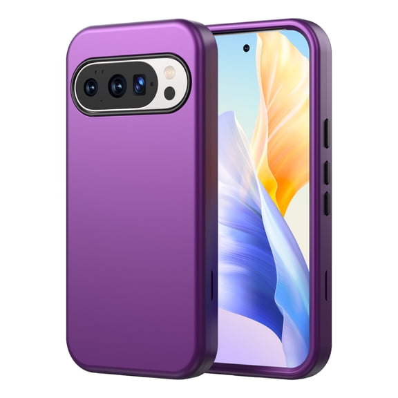 Dteck for Google Pixel 10 Pro XL Case, Slim Shockproof Protective Phone Cover,Purple