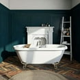 thumbnail image 2 of Aqua Eden VT7DS672924JNH6 67-Inch Acrylic Clawfoot Tub with 7-Inch Faucet Drillings, White/Polished Nickel, 2 of 3