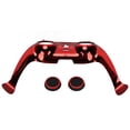 thumbnail image 1 of Para la placa frontal del controlador PS5, reemplazo DIY, clip de carcasa, accesorios de decoración con cubiertas de joystick, color rojo, 1 of 14