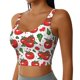 thumbnail image 2 of Balery Hand Drawn Tomatoes Sujetadores deportivos con espalda cruzada para mujer, acolchados, sin costuras, de alto impacto, ideales para yoga, gimnasio, entrenamiento y fitness.-Medium, 2 of 8