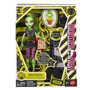 Monster High Boo-riginal Creeproduction Venus McFlytrap Doll with Diary, Doll Stand and Pet