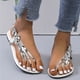 thumbnail image 1 of Sandalias para mujer Chanclas Clip Toe Broche Flat-Bottom Side Hollow Sandalias de moda Wmkox8yii ytu10393, 1 of 4