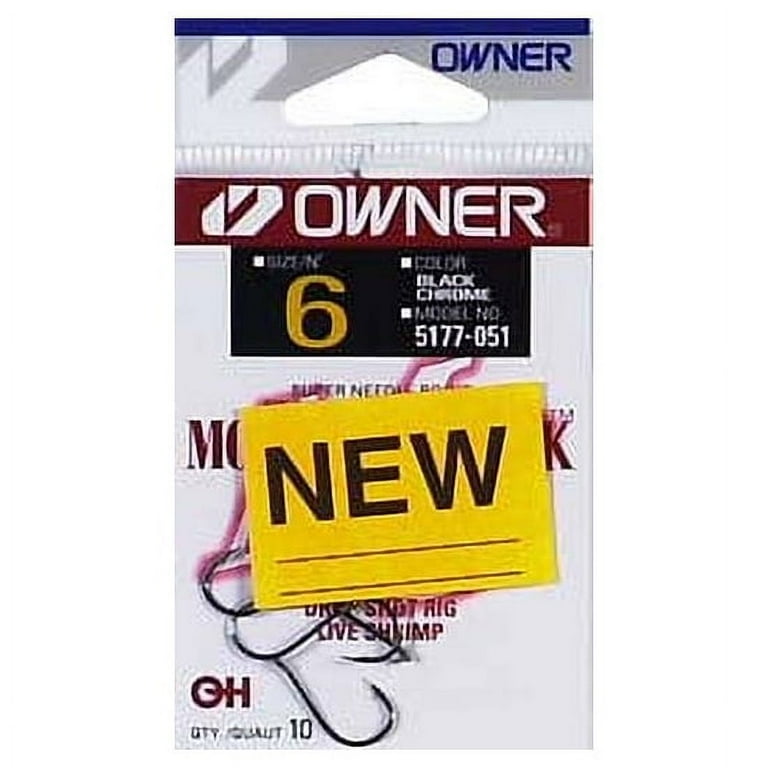 Owner SSW Circle Hook (5178-181) 8/0 black chrome- Gr.8/0 - 5Stück