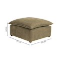 thumbnail image 5 of Taburete Puff Nabu Verde Olivo Kessa Muebles, 5 of 5