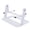 White-Four corners, variant on Professional Projector Desk Stand 360°Rotating Adjustable and Quick Setting for Studio and Classroom Use