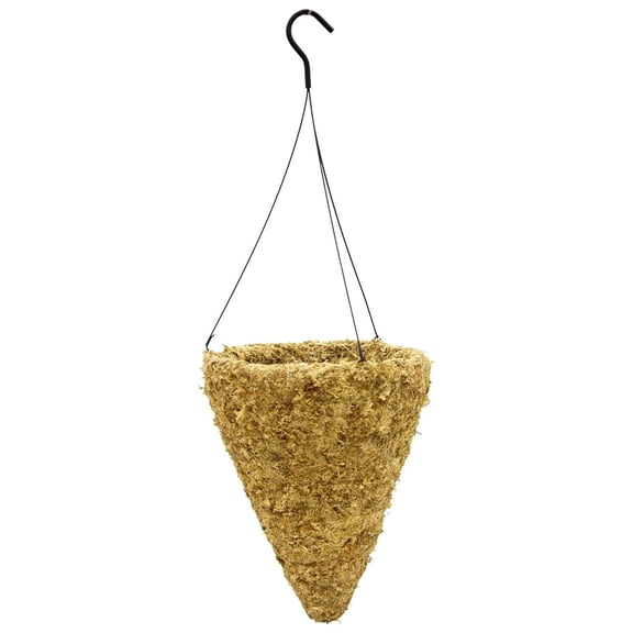 Drevy 16" SuperGrow Cone Sphagnum Moss Basket - 16 Inch Top Diameter, Made in USA!