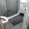 thumbnail image 3 of Yuarrent Alfombrilla de baño antideslizante de terciopelo suelo alfombra de ducha decoración de Color sólido alfombras de baño hogar dormitorio Type2 NO2 Yuarrent HA012300-01, 3 of 6