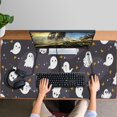 thumbnail image 4 of Long Mouse Pads for Desk,Dark Halloween Ghosts with Stars Desk Mats on Top Of Desks, Desk Mouse Pad Extra Large with 3mm Non-Slip Base and Stitched Edge for Gaming,Office,Work,Home 47.3"x23.6", 4 of 6