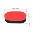 thumbnail image 2 of Uxcell Table Tennis Rubber Cleaner Ping Pong Cleaning Sponge Paddle Cleaner Racket Care Soft, Red Black 2 Pack, 2 of 6