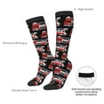 thumbnail image 4 of Logiee Fire and Rescue Truck Print Gift Stocking Stuffers,Adult Stockings,Novelty Socks,Funny Socks Birthday Running Walking Sleeping, 4 of 6
