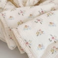 thumbnail image 3 of Colcha BuluTu para niños pequeños, muselina, algodón, estampado floral, 152 x 198 cm, 3 of 7