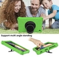 thumbnail image 4 of Dteck Kids Case for Amazon Fire HD 8 / HD 8 Plus 2020 (Latest 10th Generation 2020 Release), Heavy Silicone Shockproof Case Kids Friendly Cover with Shoulder Strap/Handle Stand, Green, 4 of 7