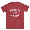 thumbnail image 1 of Rhinebeck New York Patriot Men's Cotton T-Shirt, 1 of 1