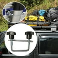thumbnail image 1 of Colaxi Roof Box U Bolt Clamp,Car Van Mounting Bracket Easy to Install Heavy Duty Metal Car Accessory Rooftop Cargo Carrier Rack Bolt Inner Width 9cm, 1 of 8