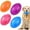 Multicolor, variant on WuPing 4 Pcs Dog Toy Balls Spiky Squeaker Ball Largr Dog Puppy Chew Toys for Aggressive Chewers Training Fetch, 4.5 x 3.1 Inch