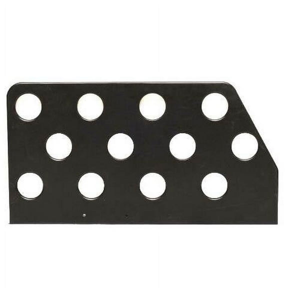 Tracker Boat Rod Holder Plate | 17 x 9 Starboard Black Panel