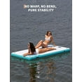 thumbnail image 3 of Towallmark 8x6 FT Inflatable Floating Dock, Swim Platform, Lake Floats for Adults, Non Slip Surface Floating Dock for Pool Beach Ocean Lake, Island Raft Mat Water Platform, 3 of 5