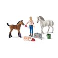 thumbnail image 4 of Playset Schleich Farm World Vet Visit con lechón, yegua y potro, 4 of 7