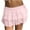 Pink, variant on ZZwxWA Lace Mini Skirt Womens Ruffle Layered Low Waist Pleated Short Skirt Flowy Lace Mini Skirt Party Streetwear
