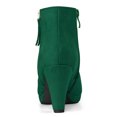 thumbnail image 3 of Unique Bargains Women's Side Zip Low Platform Block Heel Ankle Booties, 3 of 6